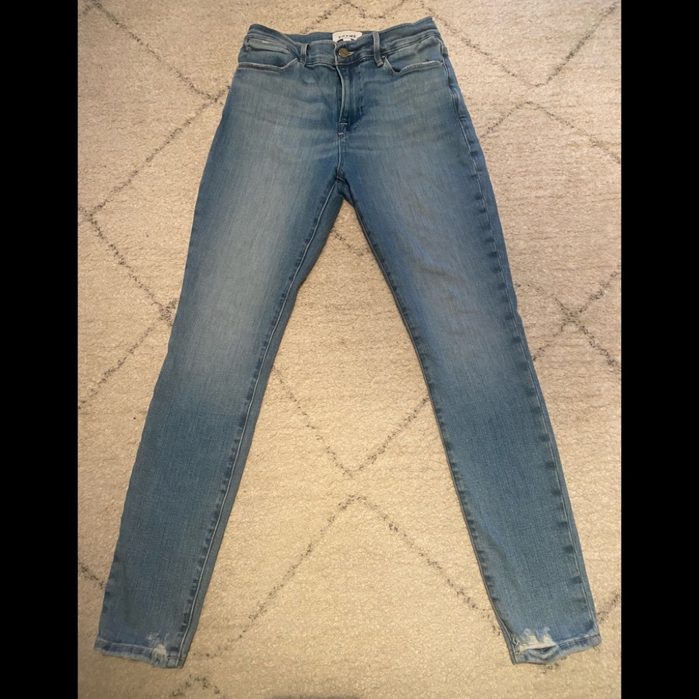 Frame size 28 skinny jeans Le High Skinny